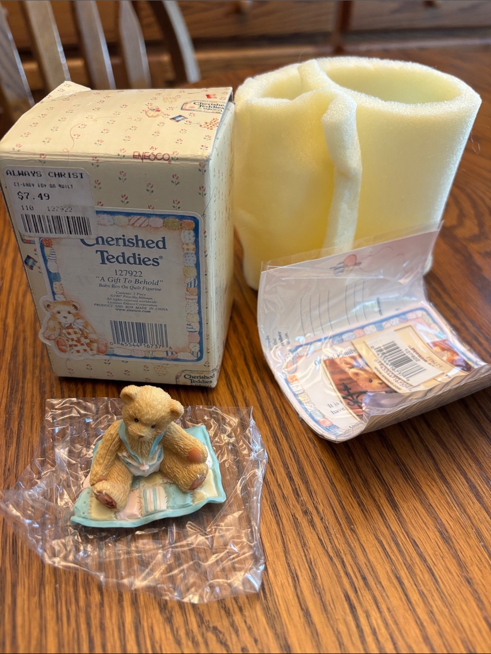 Cherished Teddies “A Gift to Behold” (boy)